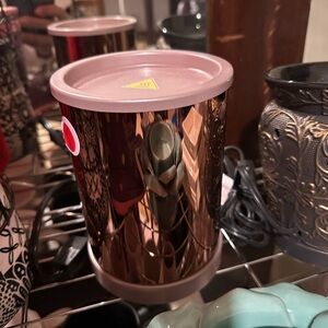 Scentsy Copper and Pink Warmer